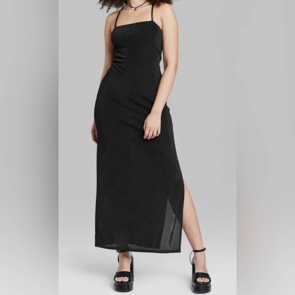 NWT Wild Fable ribbed maxi bodycon dress size M